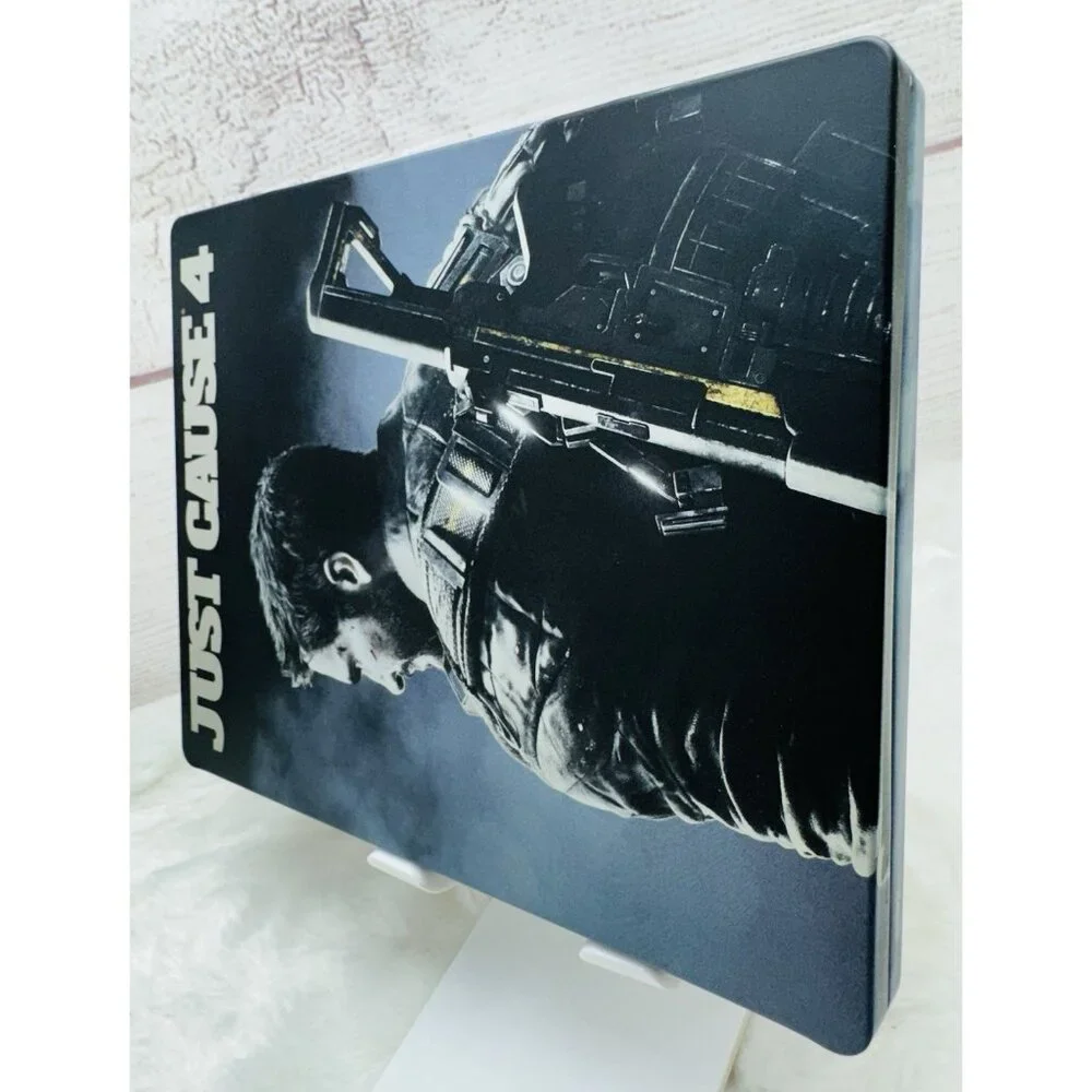 Just Cause 4 (Sony PS4, PlayStation 4, 2018) SteelBook ONLY - NO DISC - USED